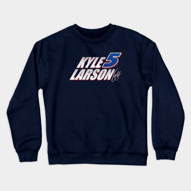 Kyle Larson Crewneck Sweatshirt by Nagorniak